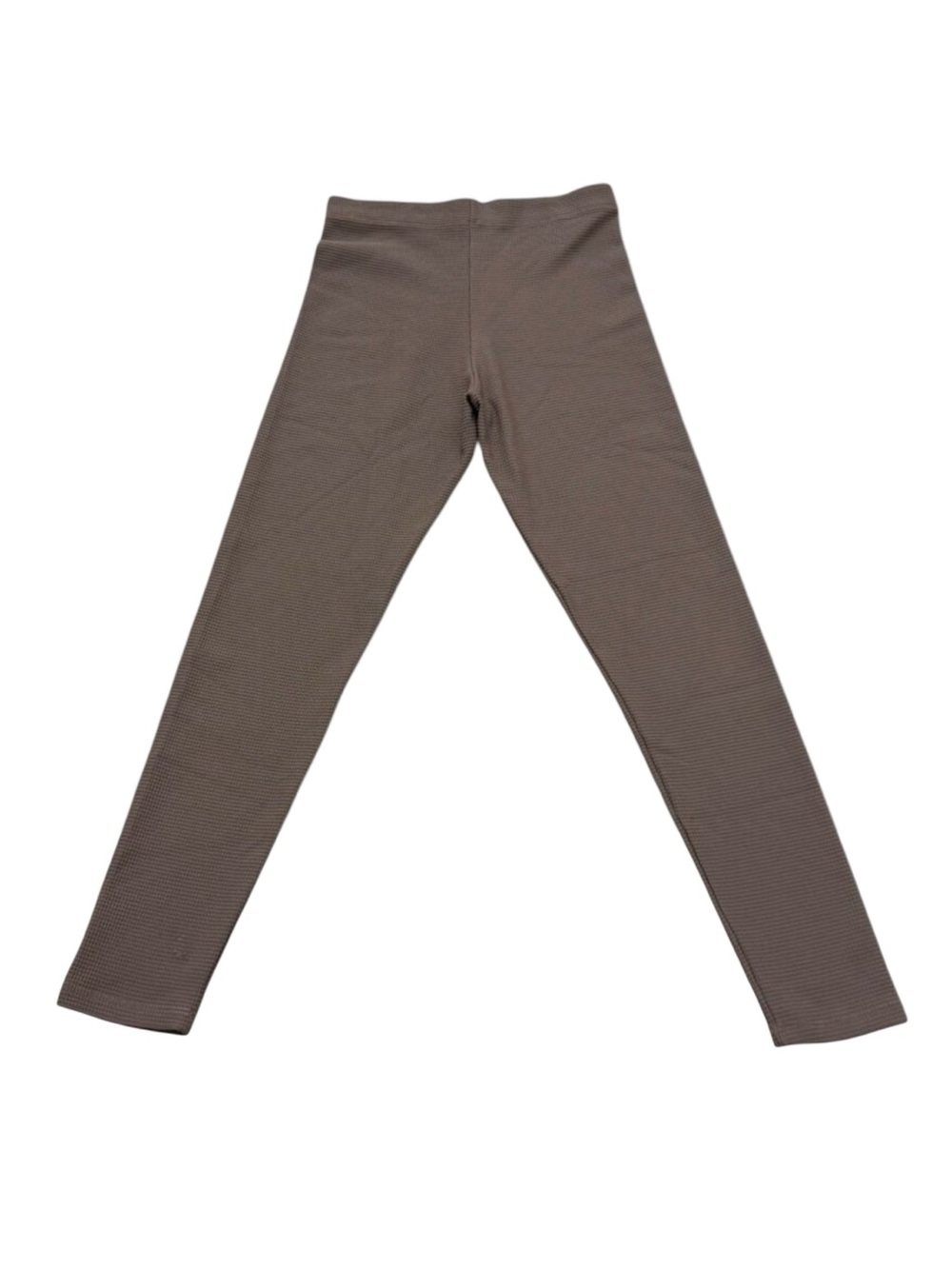 Gil Rodriguez Women’s Brown Waffle Knit Pants Size 26x29 Nylon Spandex 2010s